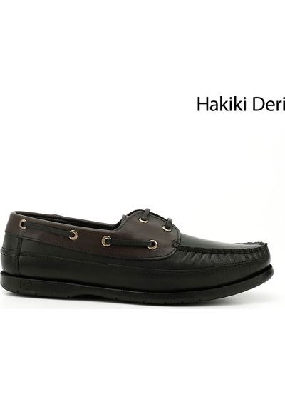 Gönderi(R) Gönderi R Erkek Siyaha Kahve Bağcıklı Kauçuk Taban Hakiki Deri Ayakkabı Ddma30726490 Siyah - Kahverengi