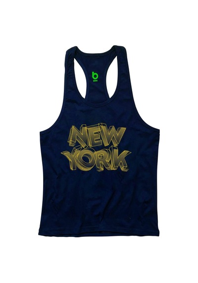Bluu Newyorkstr Fitness Gym Tank Top Sporcu Atleti (528806713)