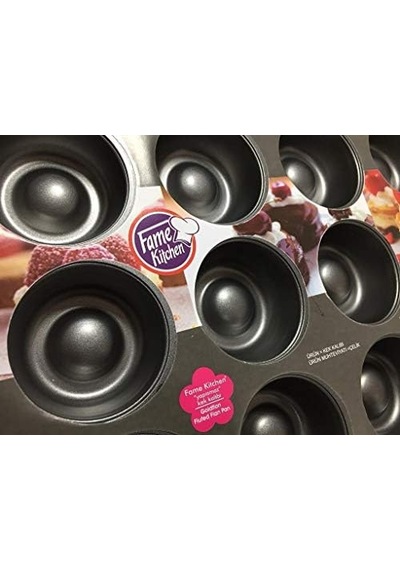 Kıtchen 12li Teflon Kaplı Muffin Kek Kalıbı Beyaz
