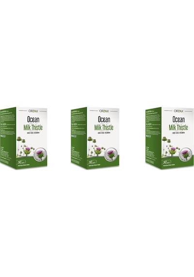 Ocean Milk Thistle 30 Tablet 3'lü Paket