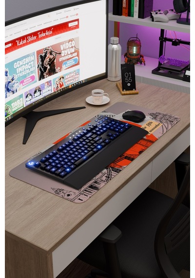 V For Vendetta 2 V3 70x30 Xl Gaming Kauçuk Kaymaz Taban Mouse Pad Fare Altlığı