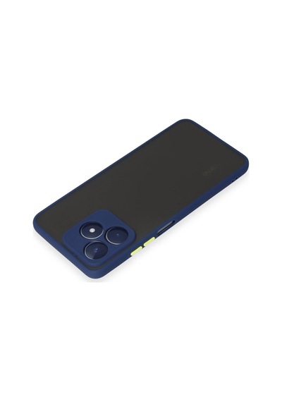 Ilkeshop Newface Realme C53 Kılıf Montreal Silikon Kapak - Lacivert