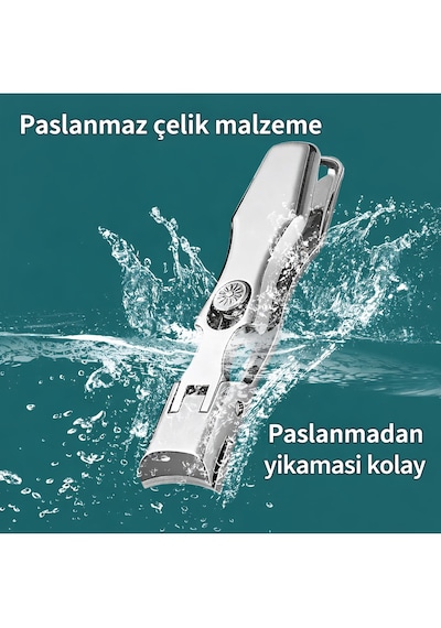 Kalın Ve Sert Tırnaklar İçin Tırnak Makası Seti Geniş Ağızlı, Paslanmaz Çelik, Kutulu