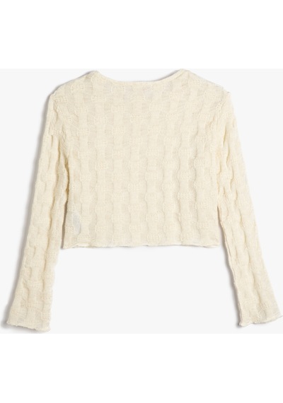 Koton Crop Sweatshirt Dokulu Uzun Kollu Bisiklet Yaka Ekru 4wkg10679ak 4WKG10679AK010 Ekru Koton Crop Sweatshirt Dokulu Uzun Kollu Bisiklet Yaka Ekru 4wkg10679ak 4WKG10679AK010 Ekru