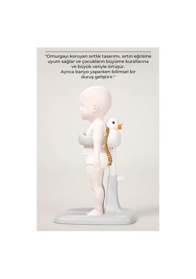 Bebek Yıkama Yardımcısı, Gri