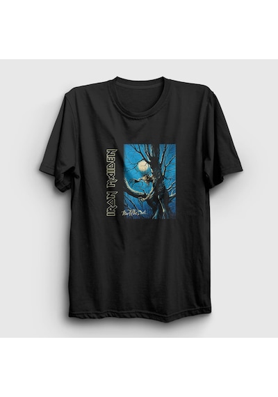 Presmono Unisex Fear Of The Dark Iron Maiden T-shirt Siyah