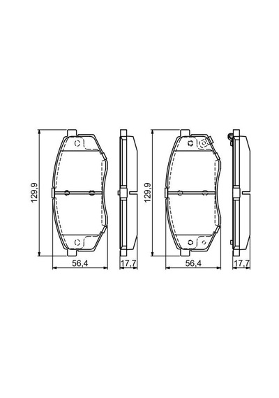 Toyota Corolla Uyumlu 1.6 1997-2000 Bosch Ön Balata
