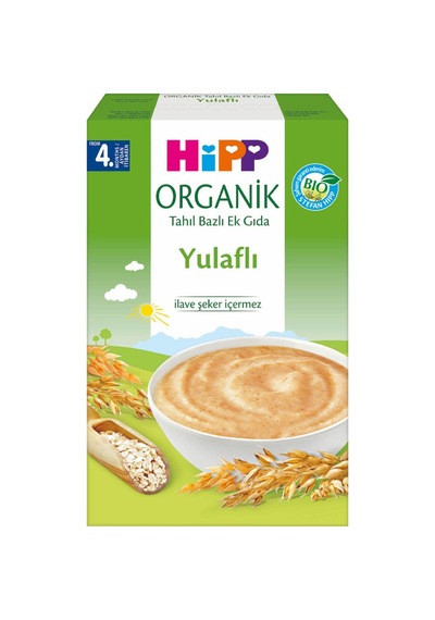Hipp Organik Yulaflı Tahıl Bazlı Ek Gıda 200 G - 8 Adet Tarı