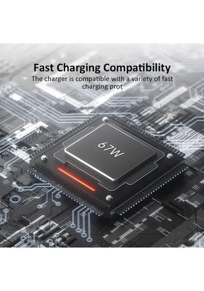 67w Turbo Şarj Cihazı Aleti 6a Kablo adaptör Seti Type C Usb Xiaomi Redmi Samsung Uyumlu Duvar Tipi