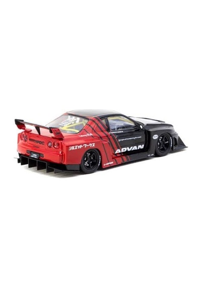 Hobbiez Lisanslı Nissan Skyline R-34 Model Diecast Car 1/24 Ölçek Metal Standlı Araç