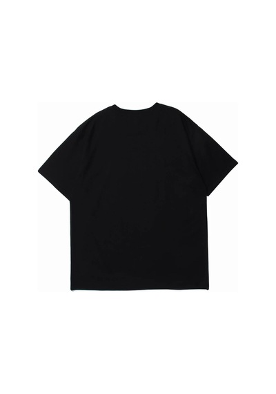 Flood Of Style Siyah Feel Good Ayı Baskılı Oversize Bisiklet Yaka Erkek Tişört