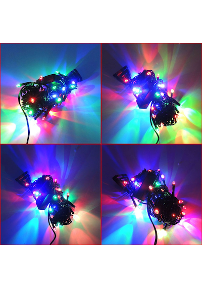 İç Mekan Led Aydınlatma Rgb Animasyonlu Siyah Kablo 5m İp Yılbaş