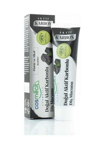 Doğal Aktif Karbonlu Diş Macunu 125 Gr