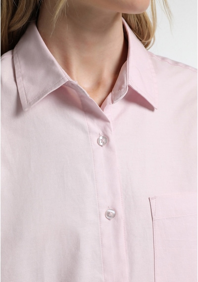 Colin's Colins Boyfriend Fit Shirt Neck Düz Kadın Pembe Uzun Kol Gömlek Cl1081487 Q1.v1 Pın
