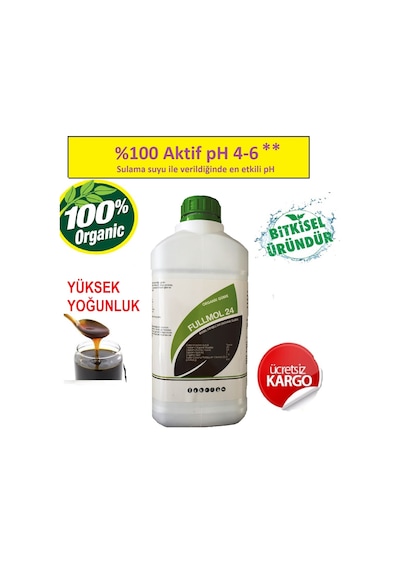 Fullmol 2.4 ( Humik Fulvik Asit ) 5 KG Sıvı Organik Azot Gübre