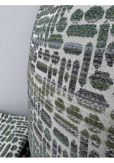 Nivemeshome Elyaf Dolgulu Kırlent 45x45 Lisa 02 Yeşil Yeşil