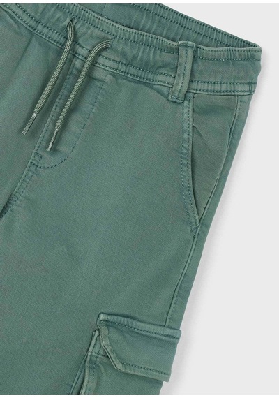 Mayoral Erkek Çocuk Kargo Cepli Yumuşak Jogger Pantolon Yeşil