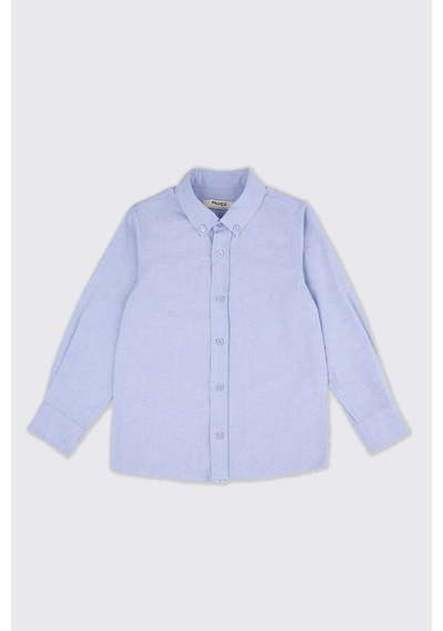 Panço Erkek Çocuk Basic Lacivert Oxford Gömlek
