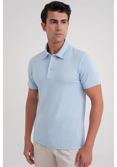 Efor Ts 886 T-shırt Comfort Mavi Casual Mavi