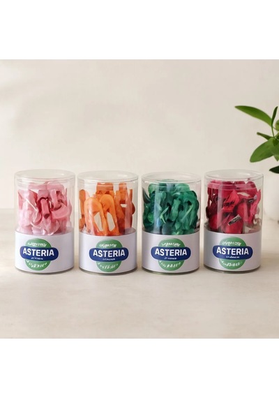Jenerik Plastik Renkli Mandal 36'lı Kutulu Yaysız Çok Renkli