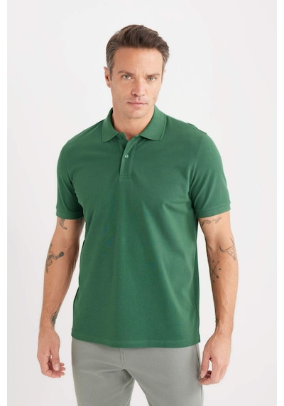 DeFacto %100 Pamuk Regular Fit Polo Yaka Kısa Kollu Basic Düz Pike Kumaş Tişört C1293AX25SPGN750 DeFacto %100 Pamuk Regular Fit Polo Yaka Kısa Kollu Basic Düz Pike Kumaş Tişört C1293AX25SPGN750