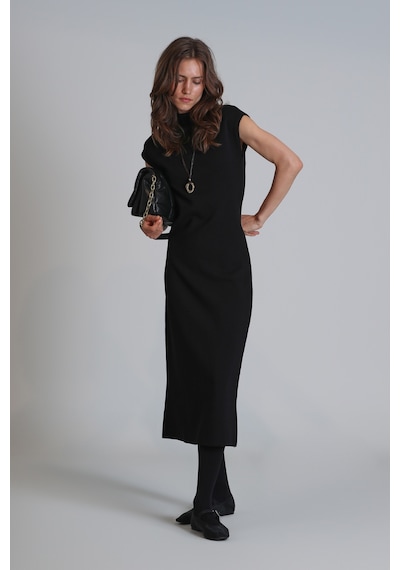 Lufian Annabel Kadın Elbise Regular Fit Siyah Siyah 122290004100100 Siyah