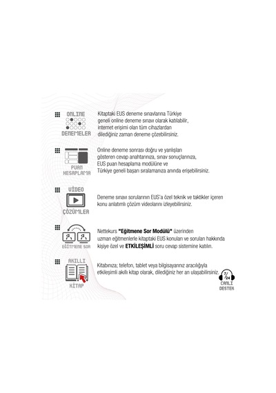 Nettekurs Yayınları Eus Video Çözümlü Akıllı 7 Deneme
