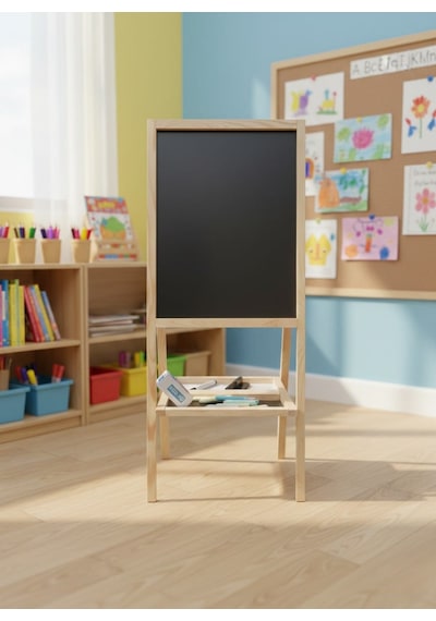 Drnkidsveeğitim Çift Taraflı Manyetik Özellikli Ahşap Yazı Tahtası15 Renkli Tebeşir,silgi,kalem Hediye Kurulum Gerektirmez Ahşap Drnkidsveeğitim Çift Taraflı Manyetik Özellikli Ahşap Yazı Tahtası15 Renkli Tebeşir,silgi,kalem Hediye Kurulum Gerektirmez Ahşap