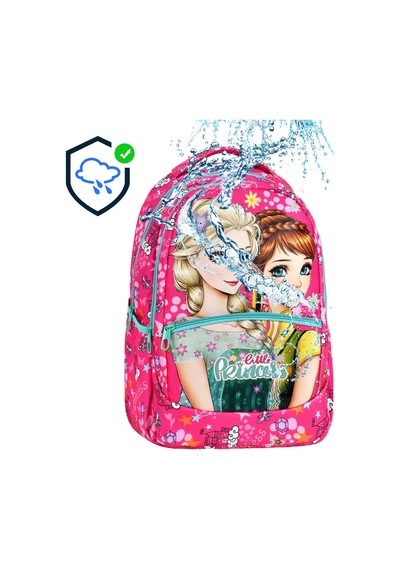 Little Princess Pembe İlkokul Sırt Çantası + Beslenme Çantası 2311 Çok Renkli