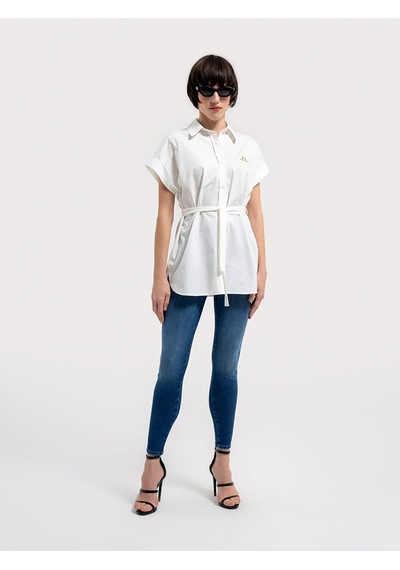 LOFT Loose Fit Kadın Gömlek K.kol Lf2035406 Q1.v1 Beyaz