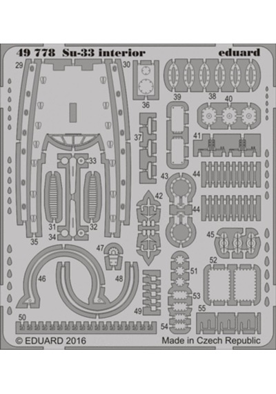 Eduard 49778 1/48 Ölçek, Su-33 Interior For Kınetıc Maket