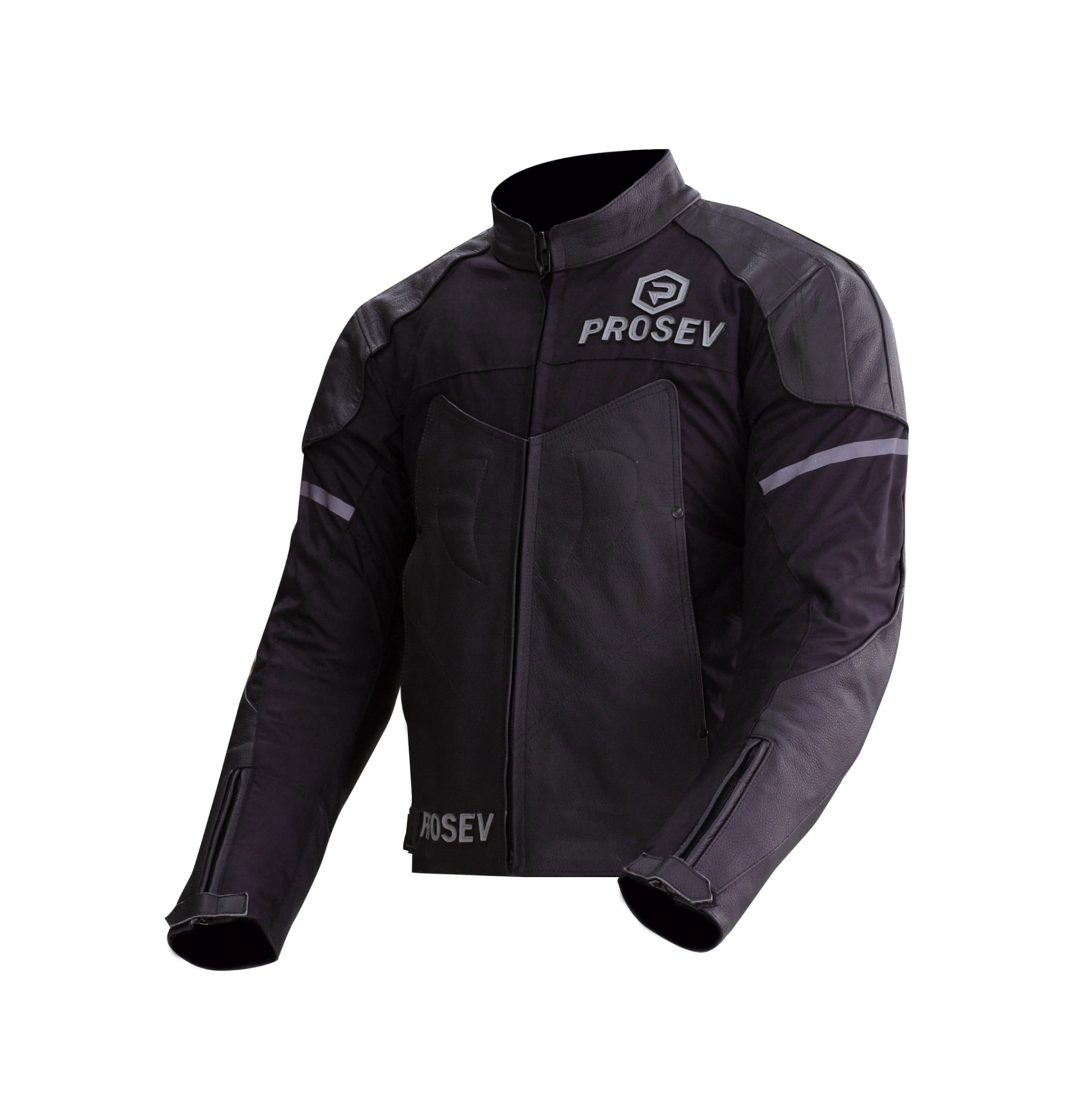 Prosev 4 Mevsim Mont Siyah 104 Black Kıng Small Beden Deri - Tekstil