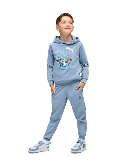 Puma X Hot Wheels Graphic Mavi Unisex Çocuk Sweatshirt 000000000102278297 Mavi