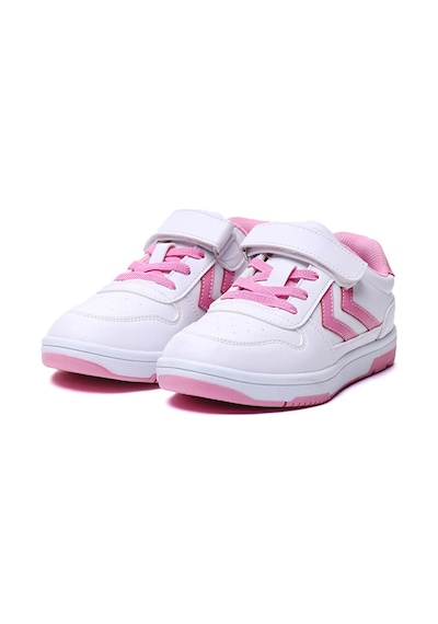 Hummel Oil Mono Çocuk Beyaz - Pembe Sneaker Çok Renkli