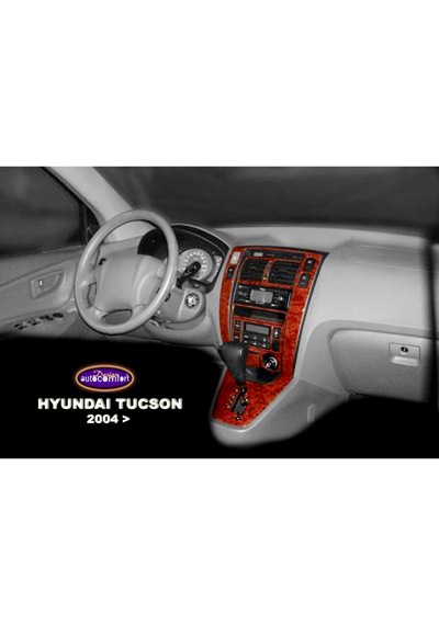 Hyundai Tucson Otomatik Konsol/Maun Kaplama 2004+ 11.Prç (522195666)