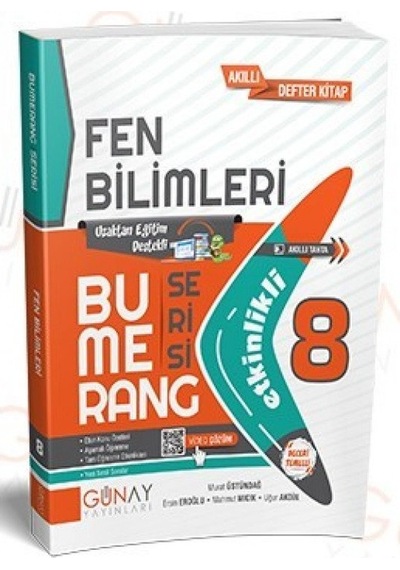 Günay Yayınları Bumerang 8. Sınıf Etkinlikli Fen Bilimleri