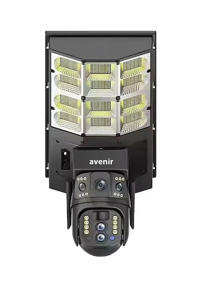 Avenir Av-sl400w 4mp 3.6mm Çift Kameralı Wifi Solar Panelli Sokak Lambası