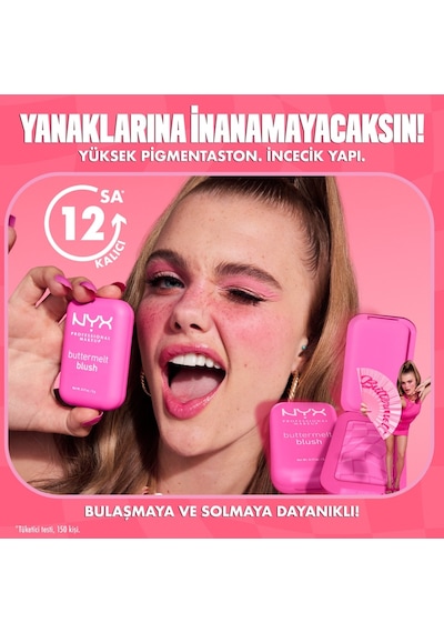 Nyx Buttermelt Blush Kremsi Pudra Allık - 08 Getting Butta 08