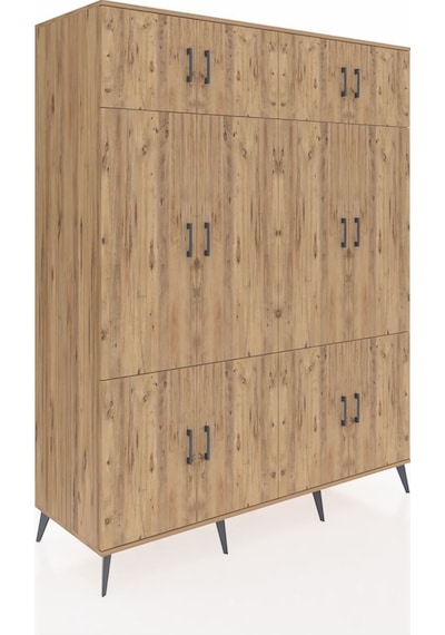 Kronos Gardrop 10 Raflı 12 Kapaklı 2 Askılı 176x59x221 Çam-çam/aytaşı Çam/aytaşı Kronos Gardrop 10 Raflı 12 Kapaklı 2 Askılı 176x59x221 Çam-çam/aytaşı Çam/aytaşı