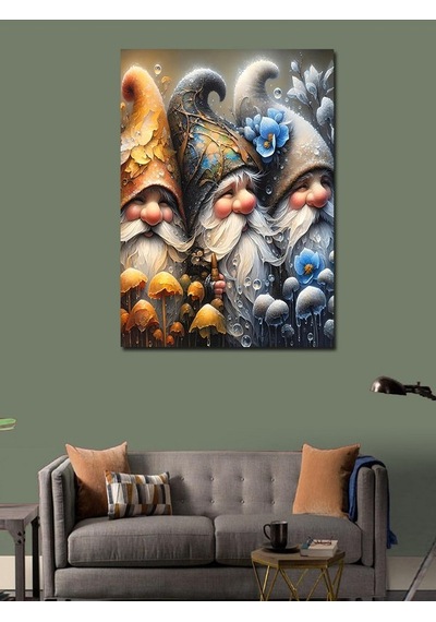 Kanvas Tablo Sevimli Cüceler 50cmx70cm