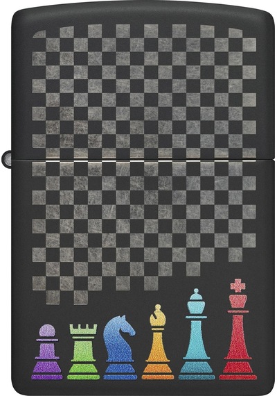 Zippo Çakmak 48662 Chess Pieces Design