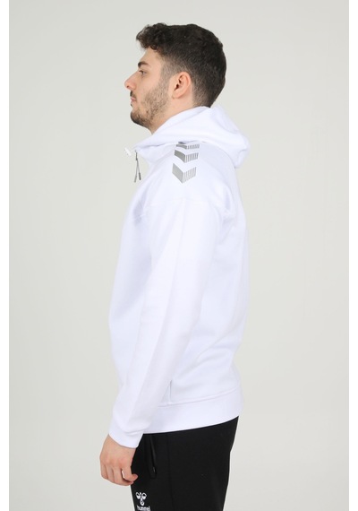 Hummel Armin Pro Pamuklu Sweatshirt Beyaz