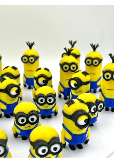 18 Li Minions 3d Baskı Figür Seti Çocuklar Ve Koleksiyoncular Için Minions