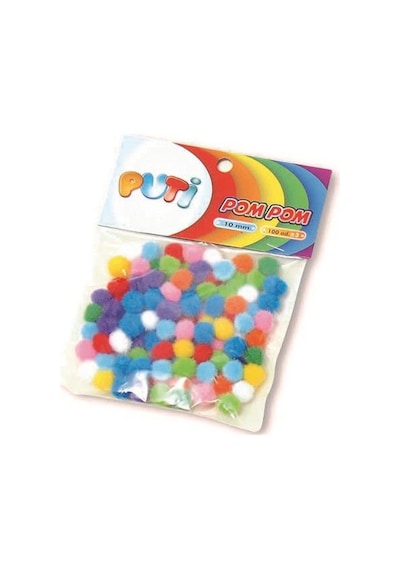 Puti Pom Pom 10 MM 100'lü