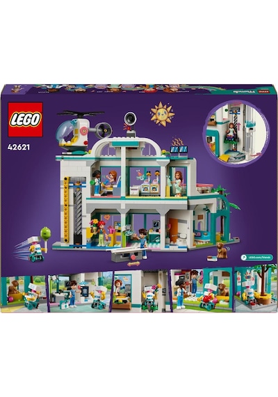LEGO® Friends Heartlake City Hastanesi 42621 7+ Yaratıcı Oyuncak Yapım Seti - 1045 Parça