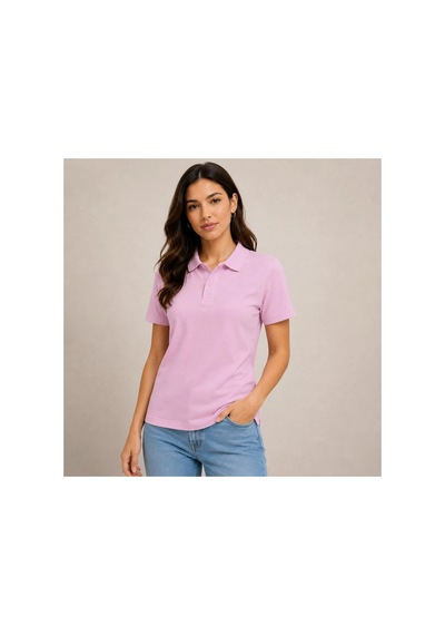 Butik İstanbul Polo Yaka Pike Kumaş Düğmeli Basic Tişört Günlük Rahat - Pembe Butik İstanbul Polo Yaka Pike Kumaş Düğmeli Basic Tişört Günlük Rahat - Pembe