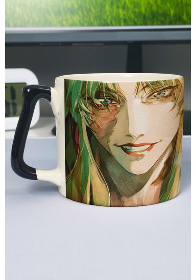 Black Lagoon Anime Baskılı Seramik Lüks Kupa 1 Adet Özel Siyah Kulp Dalga Kulp V3d Çok Renkli