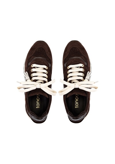 Tamer Tanca Kadın Hakiki Deri Kahverengi Süet Sneakers & Spor Ayakkabı 1192 26103 Bn Ayk Y26 Kahve Suet