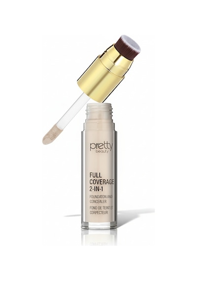 Wonderway Full Coverage 2-in-1 Fondöten & Kapatıcı Concealer 01 Açık Ten