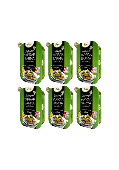 Zel Zeytinyağlı Yaprak Sarma Kuş Üzümlü 200 Gr X 6 Adet